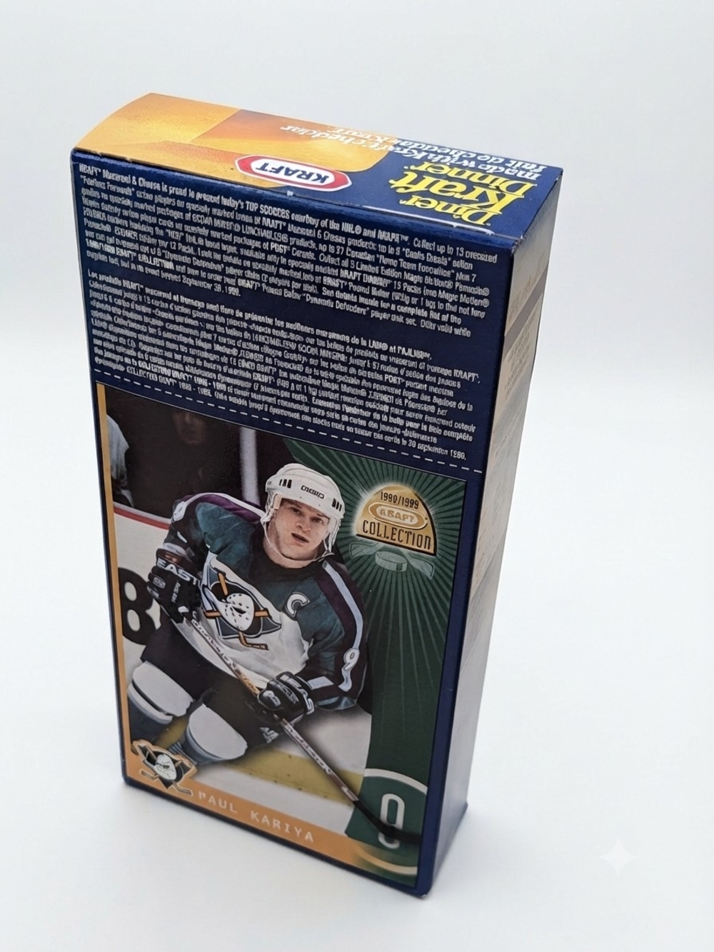 Vintage 1998-99 Sealed Kraft Dinner Paul Kariya Anaheim Mighty Ducks NHL Promo